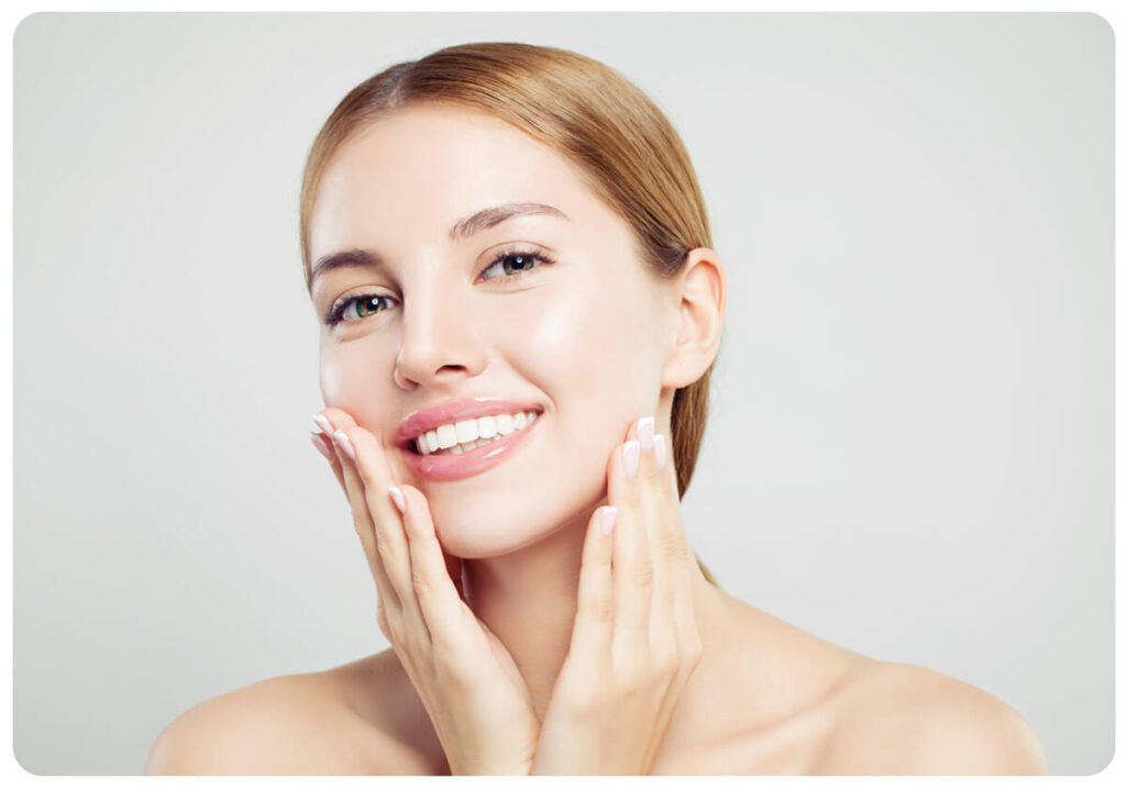 Anti-Allergy Topical Gel Woman Applying